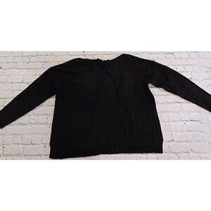 Sweet Romeo Women's Black Sweater Hoodie/NWT, Size M
